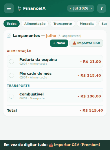 Demonstração: importando um CSV